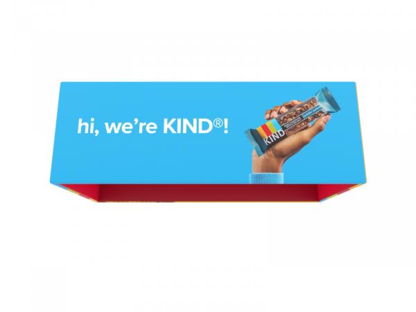 TF-1011 (3D) Four-Sided Rectangle Hanging Sign -- Printed Interior Graphics